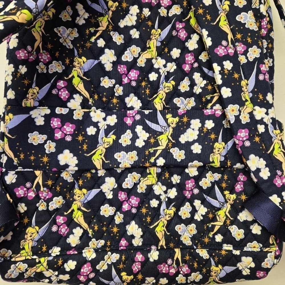 Vera Bradley Disney Tinker Bell's Flight Essential Large Backpack - Picture 8 of 11